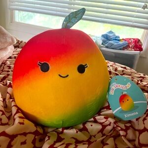 NWT 8” Ximena the mango squishmallow